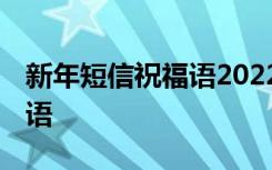 新年短信祝福语2022最火简短 新年短信祝福语