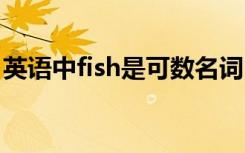 英语中fish是可数名词吗 fish是可数名词吗吗