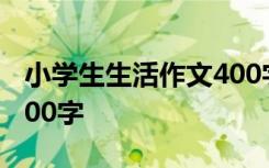 小学生生活作文400字左右 小学生生活作文400字