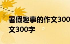 暑假趣事的作文300字三年级 暑假趣事的作文300字