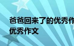 爸爸回来了的优秀作文600字 爸爸回来了的优秀作文