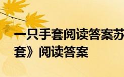 一只手套阅读答案苏教版语文试卷 《一只手套》阅读答案