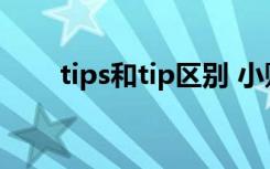 tips和tip区别 小贴士用tip还是tips