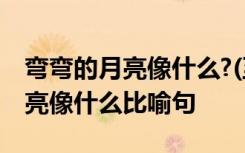 弯弯的月亮像什么?(至少5个回答)? 弯弯的月亮像什么比喻句