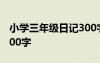 小学三年级日记300字以上 小学三年级日记300字