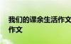 我们的课余生活作文500字 我们的课余生活作文