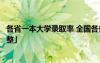 各省一本大学录取率 全国各省一本大学录取分数线公布「完整」