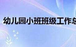 幼儿园小班班级工作总结 小班班级工作总结