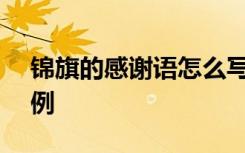 锦旗的感谢语怎么写 锦旗感谢用语大全250例