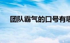 团队霸气的口号有哪些 团队霸气的口号