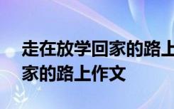 走在放学回家的路上作文300字 走在放学回家的路上作文