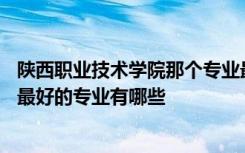 陕西职业技术学院那个专业最好 陕西职业技术学院专业排名最好的专业有哪些