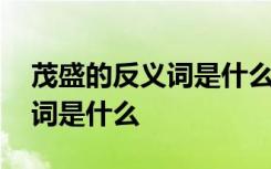 茂盛的反义词是什么二年级上册 茂盛的反义词是什么