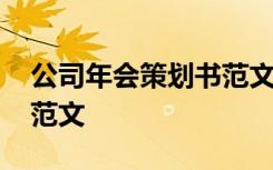 公司年会策划书范文怎么写 公司年会策划书范文