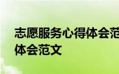 志愿服务心得体会范文500字 志愿服务心得体会范文