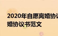 2020年自愿离婚协议书怎么写 2022自愿离婚协议书范文