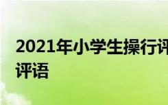 2021年小学生操行评语 最新小学生期末操行评语