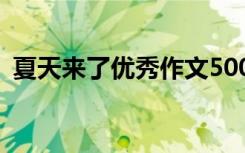 夏天来了优秀作文500字 夏天来了优秀作文