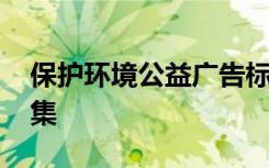 保护环境公益广告标语 保护环境公益广告语集