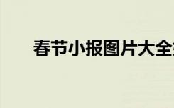 春节小报图片大全好看 春节小报图片