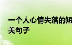 一个人心情失落的短句 一个人心情失落的唯美句子