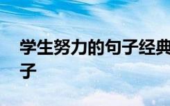 学生努力的句子经典语录 学生努力上进的句子