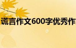 谎言作文600字优秀作文初中 谎言作文600字