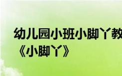 幼儿园小班小脚丫教案反思 幼儿园小班教案《小脚丫》