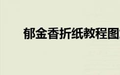 郁金香折纸教程图解 郁金香折纸教程