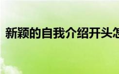 新颖的自我介绍开头怎么写 新颖的自我介绍