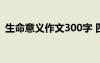 生命意义作文300字 四年级生命的意义作文