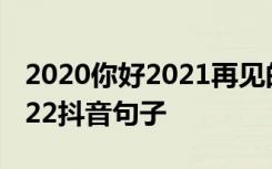 2020你好2021再见的说说 再见2021你好2022抖音句子