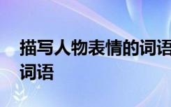 描写人物表情的词语四个字 描写人物表情的词语