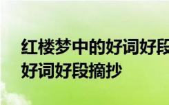 红楼梦中的好词好段摘抄300字 红楼梦中的好词好段摘抄