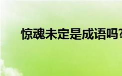 惊魂未定是成语吗? 惊魂未定成语解释