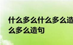 什么多么什么多么造句二年级上 什么多么什么多么造句