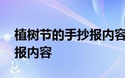 植树节的手抄报内容该怎么写 植树节的手抄报内容