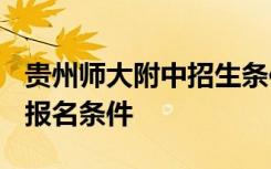 贵州师大附中招生条件 贵州师大附中2021年报名条件