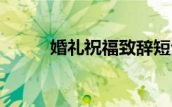 婚礼祝福致辞短句 婚礼祝福致辞