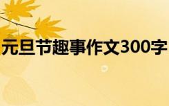 元旦节趣事作文300字 元旦节趣事作文100字