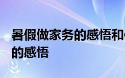 暑假做家务的感悟和体会1000字 暑假做家务的感悟