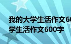 我的大学生活作文600字大一下学期 我的大学生活作文600字