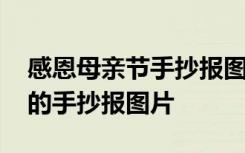 感恩母亲节手抄报图片大全简单 感恩母亲节的手抄报图片