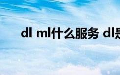 dl ml什么服务 dl是什么意思服务项目