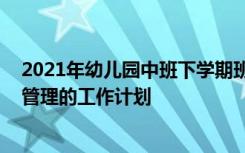 2021年幼儿园中班下学期班务计划 幼儿园中班下学期班务管理的工作计划