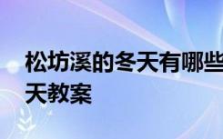 松坊溪的冬天有哪些美丽的景色 松坊溪的冬天教案