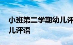 小班第二学期幼儿评语大全 小班第二学期幼儿评语