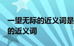 一望无际的近义词是什么 标准答案 一望无际的近义词