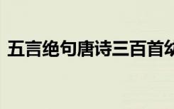 五言绝句唐诗三百首幼儿早教 五言绝句唐诗