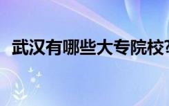 武汉有哪些大专院校? 武汉有哪些大专院校